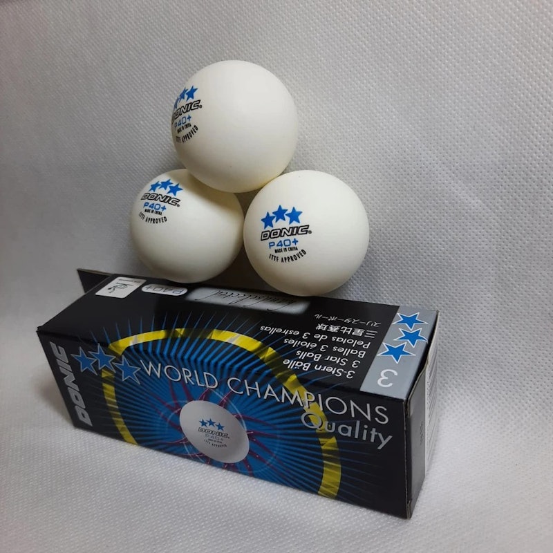 Donic P40+ *** Cell-Free 3-star Balls 3