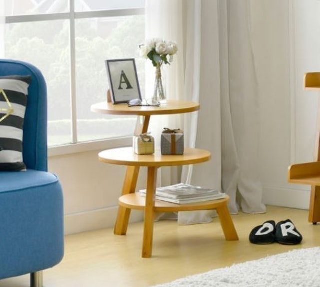 Livien Furniture Meja Tripod Dokeby