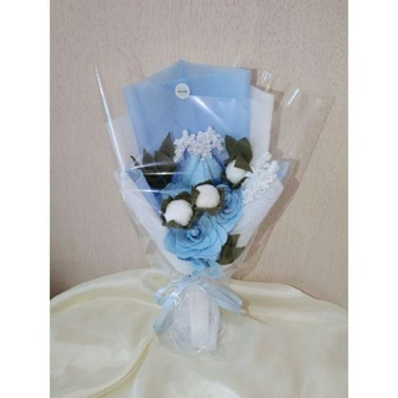 Buket Bunga Lily Flanel 1