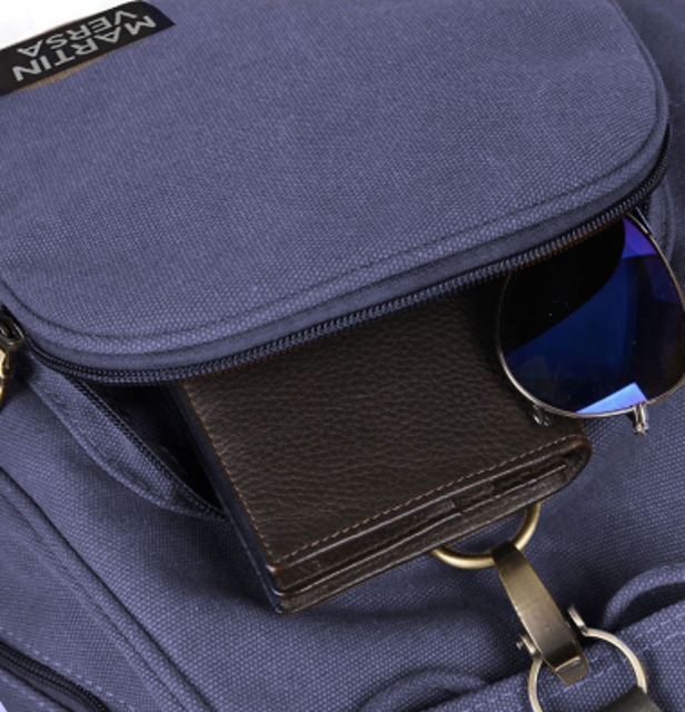 Martin Versa Tas Ransel Wanita Serut Kanvas Backpack Woman TR5