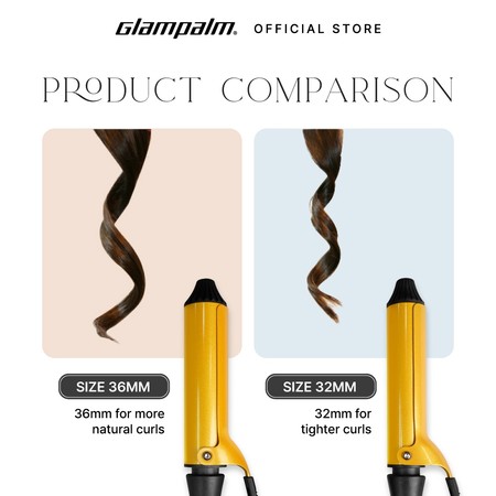 Unil Electronics Glampalm Curling Iron  GP618