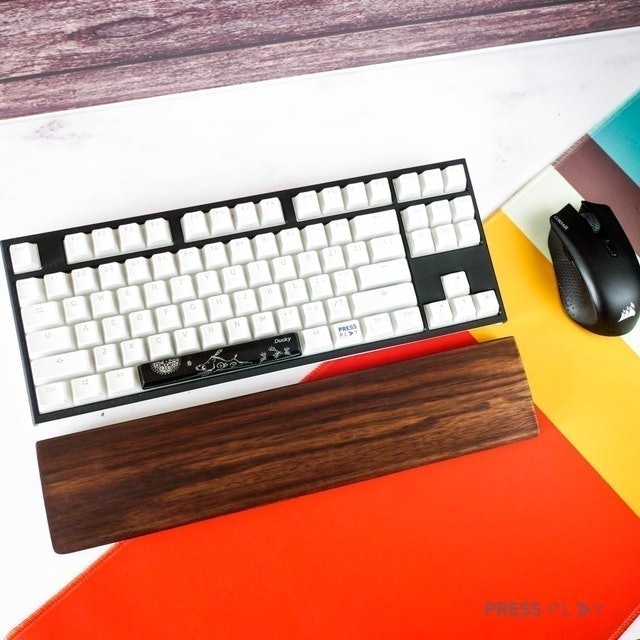 Press Play Wooden Wrist Rest