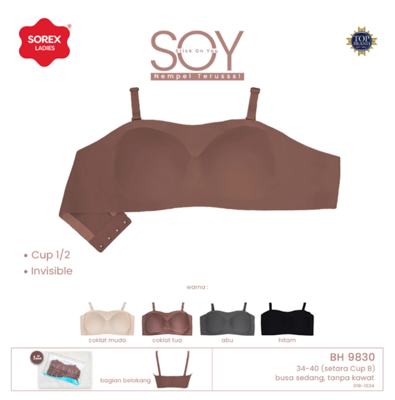 Sorex Seamless Strapless SOY Bra (Stick On You) 2