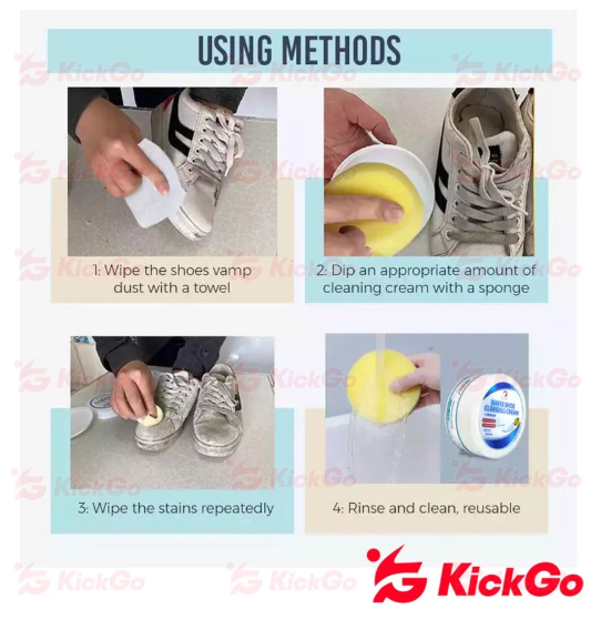  KickGo White Shoe Cleaning Cream