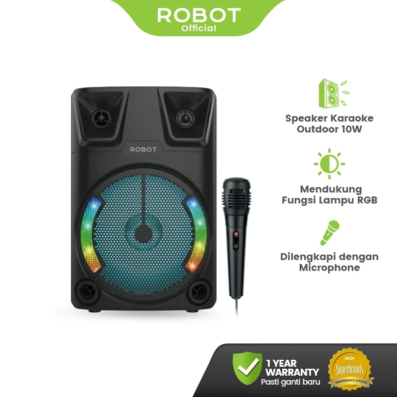 ROBOT Speaker Karaoke Bluetooth 8 Inch 2