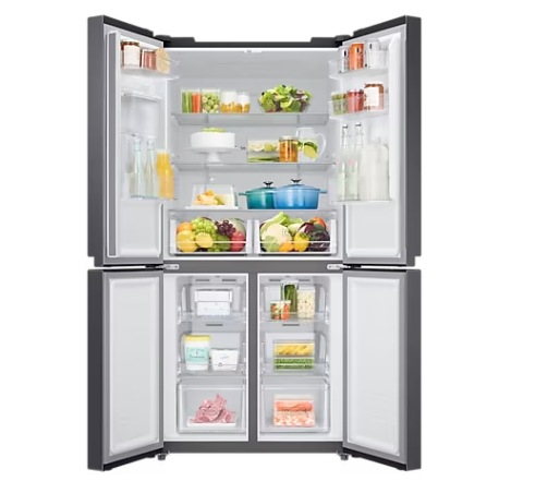 Samsung Electronics Samsung Kulkas Multidoor dengan Twin Cooling Plus™ dan Water Dispenser RF48A4010B4/SE