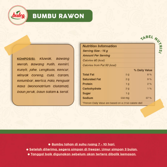  Buleg Bumbu Rawon 