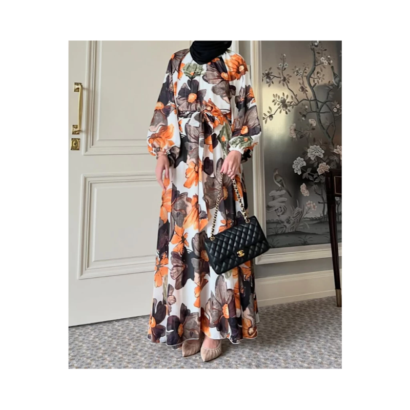 GONEGANI Scarlet Bloom Dress 4