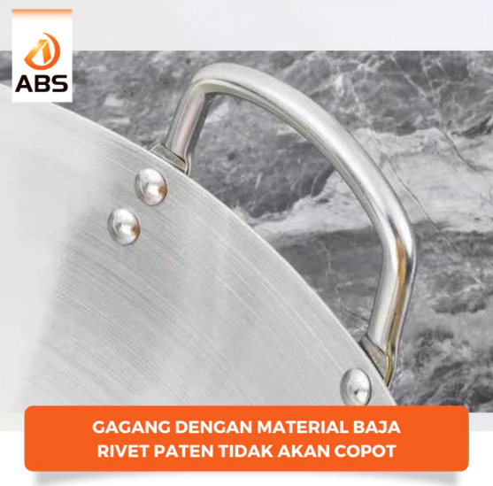 Hongzhuo ABS Wajan Stainless 555 Tebal