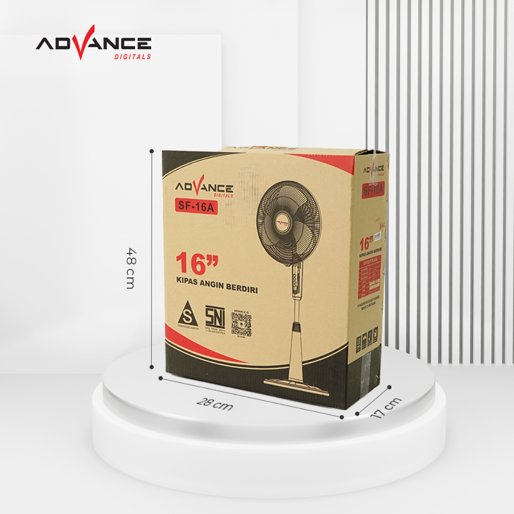 Indopintan Sukses Mandiri Advance 16 inch Stand Fan Votre SF-16A