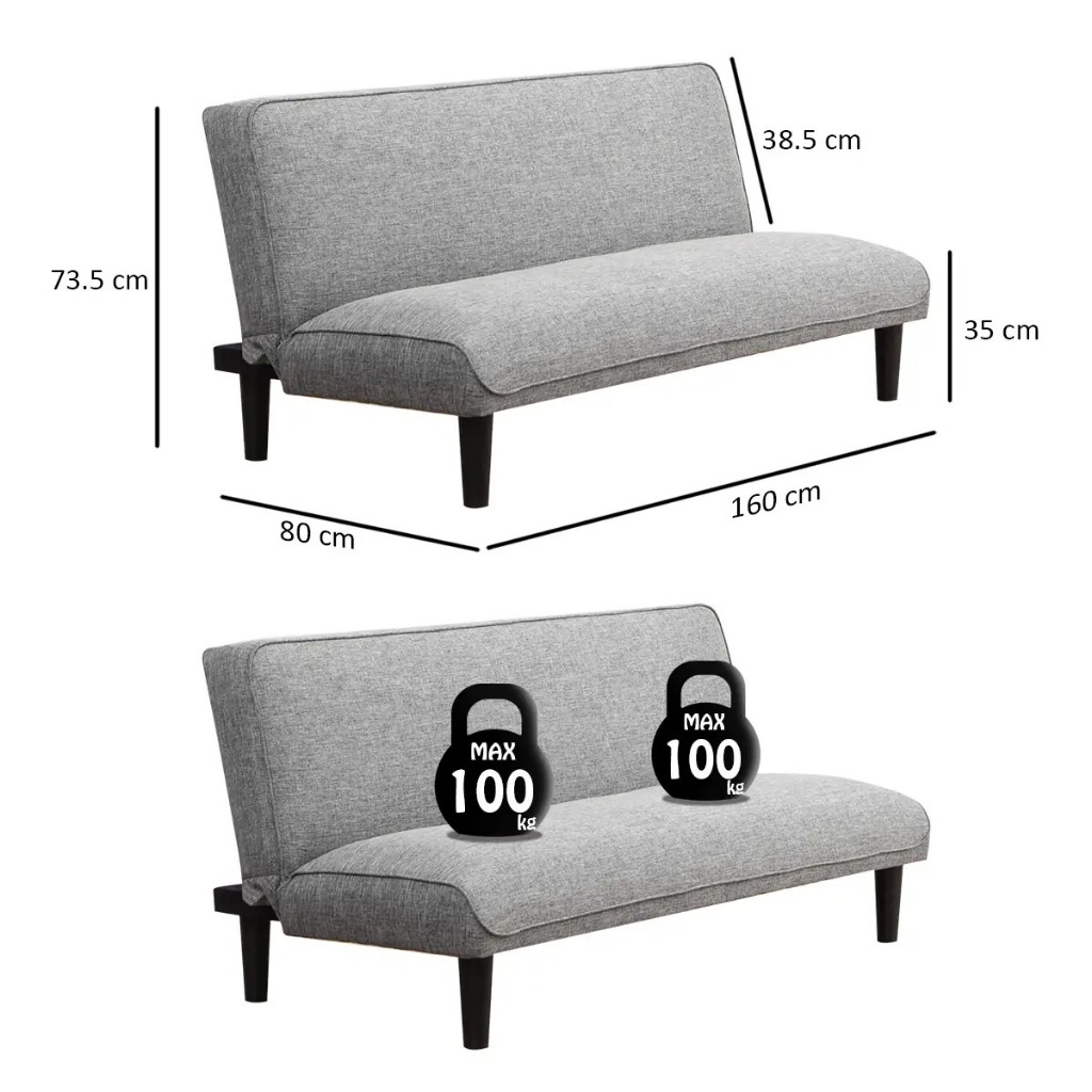 Dekoruma Inovasi Lestari Dekoruma  Nobu Sofa Bed Minimalis