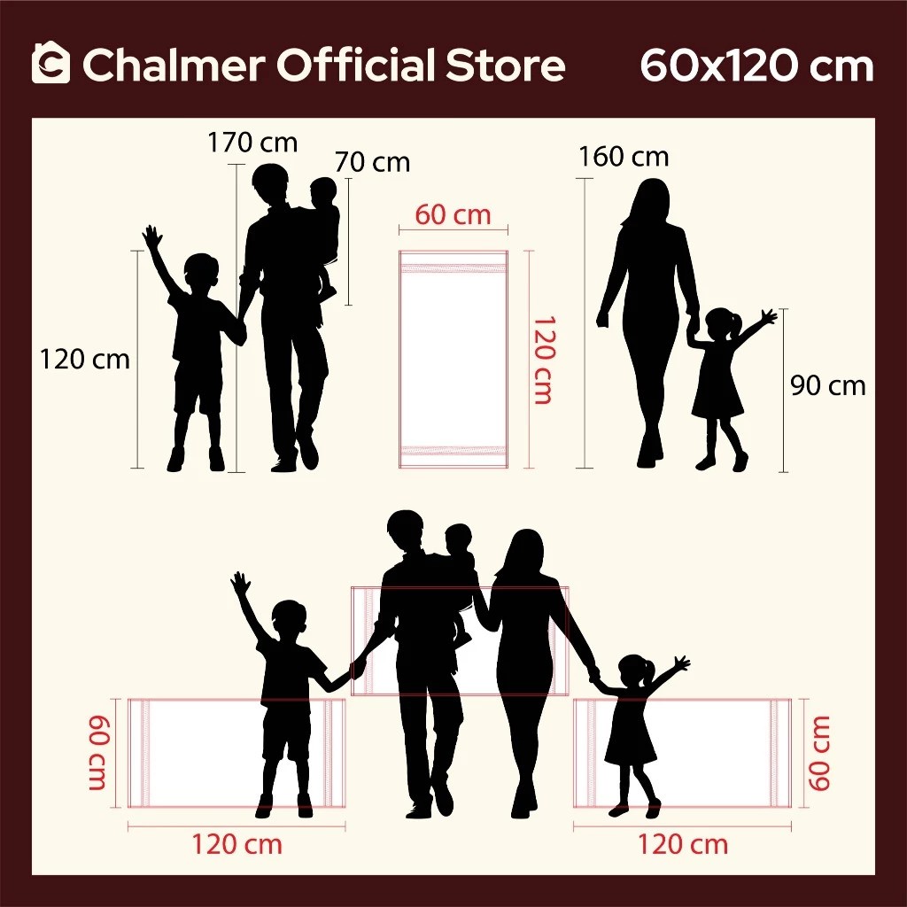  Chalmer Handuk Mandi Bayi Printed Motif 