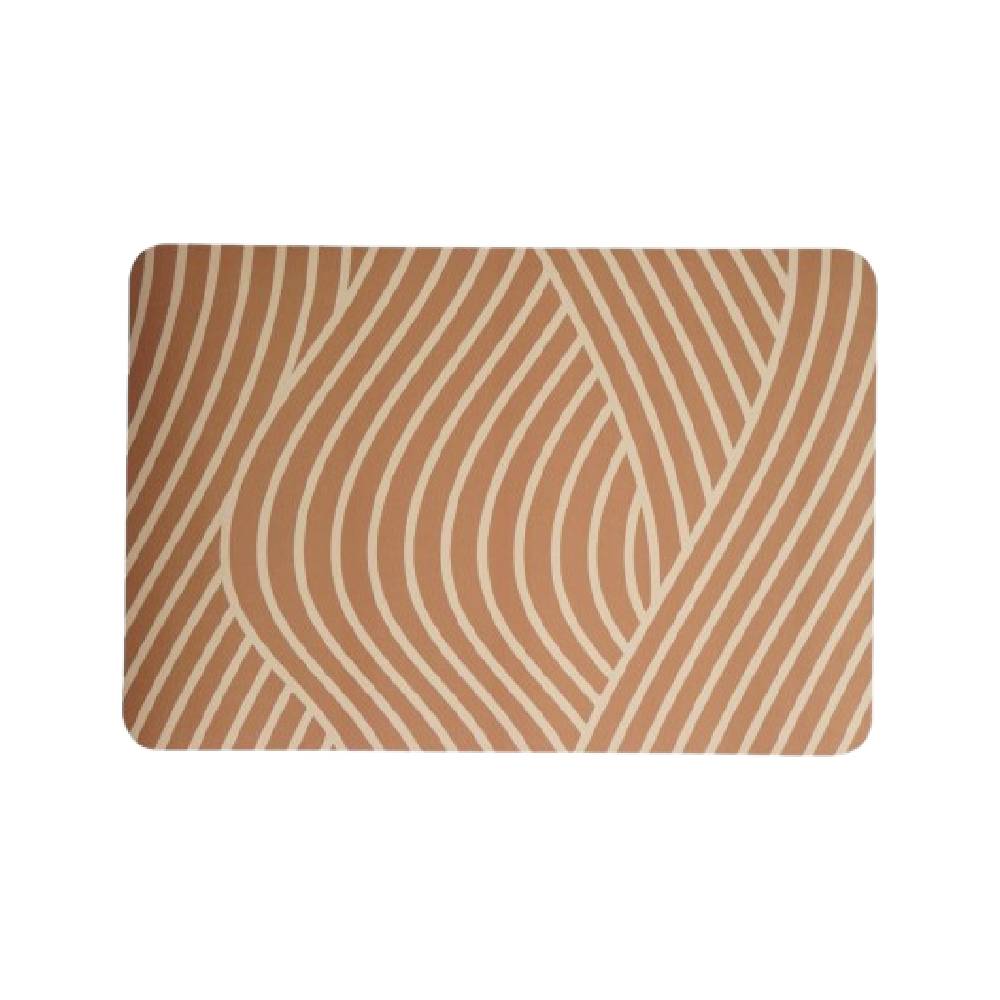 AZKO Forhom Keset Kamar Mandi Diatomite Rubber Soft Waves 40 x 60 cm 1