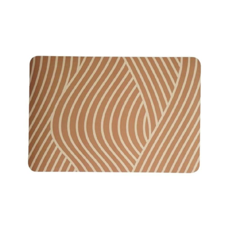 AZKO Forhom Keset Kamar Mandi Diatomite Rubber Soft Waves 40 x 60 cm 1