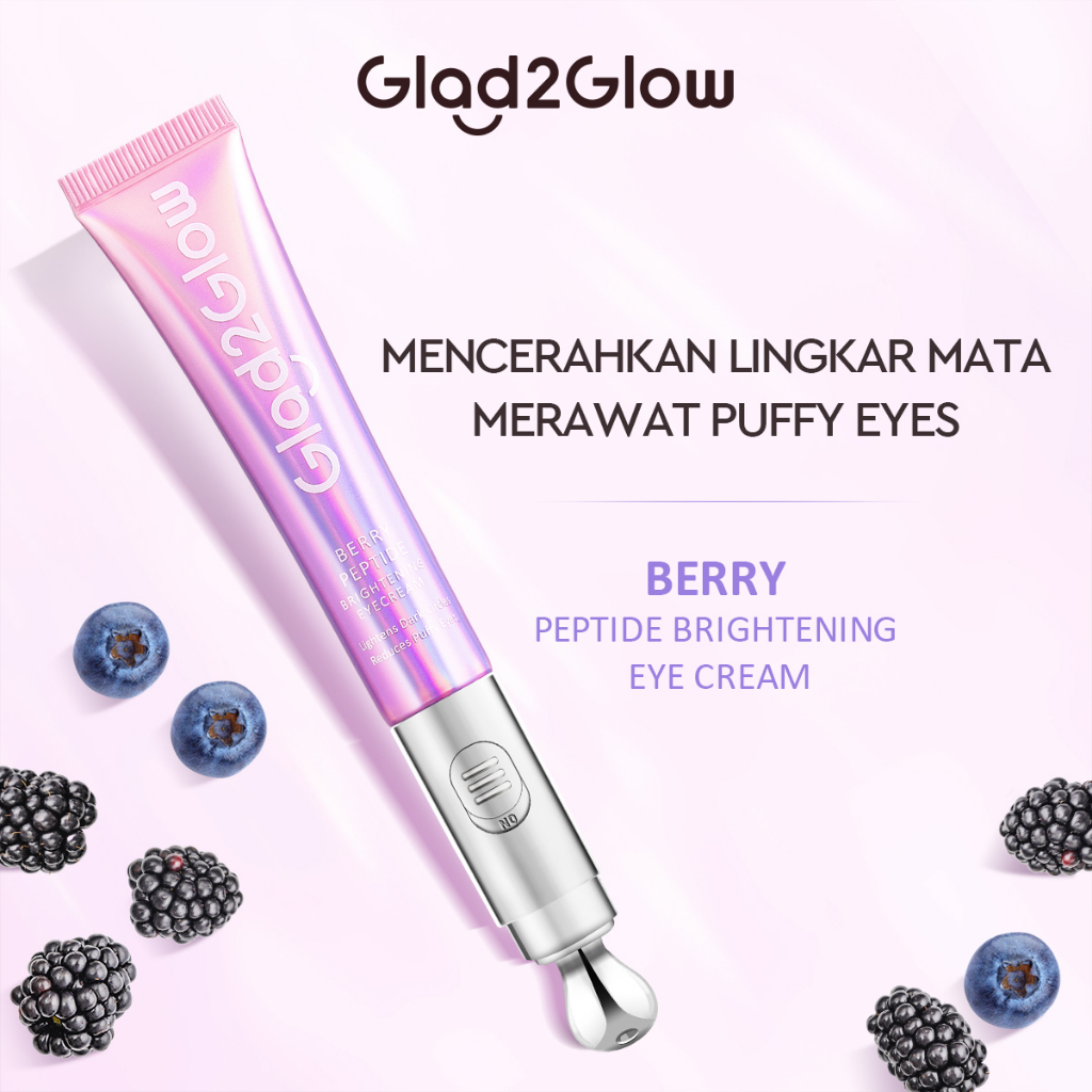 Suntone Wisdom Indonesia Glad2Glow Berry Peptide Brightening Eye Cream