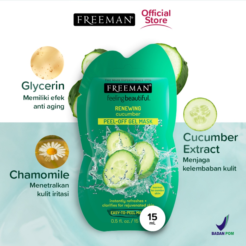 Renewing Cucumber Peel-Off Gel Mask 4