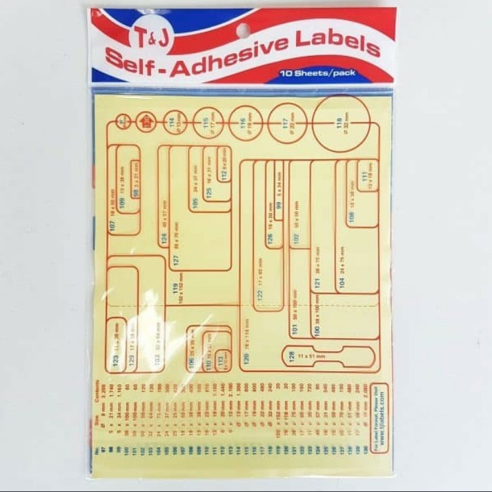 Tom & Jerry Brand Self-Adhesive Labels