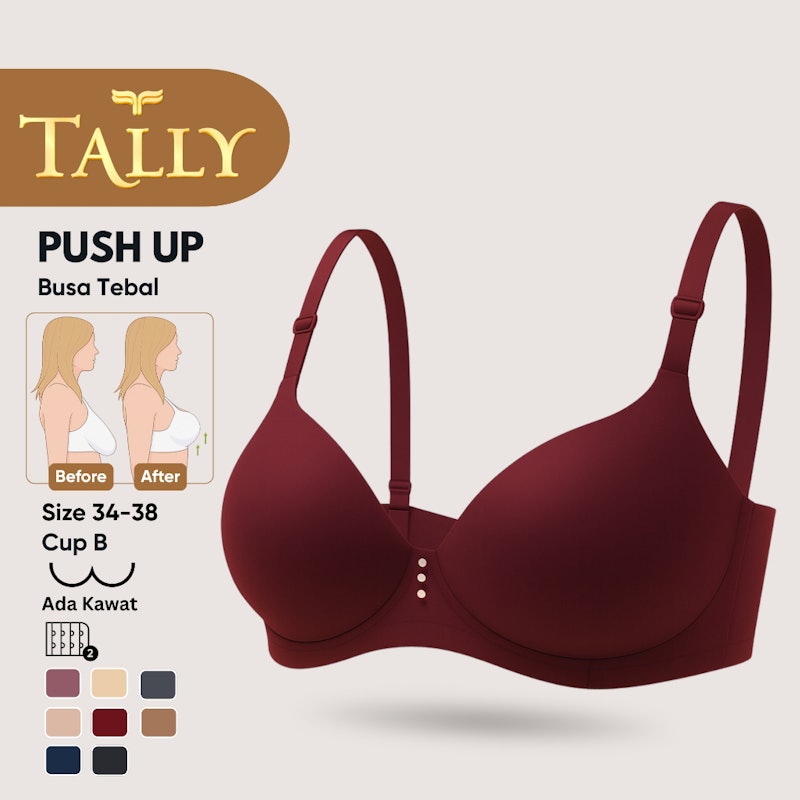 TALLY Bra Kawat Busa Tebal Push Up 3