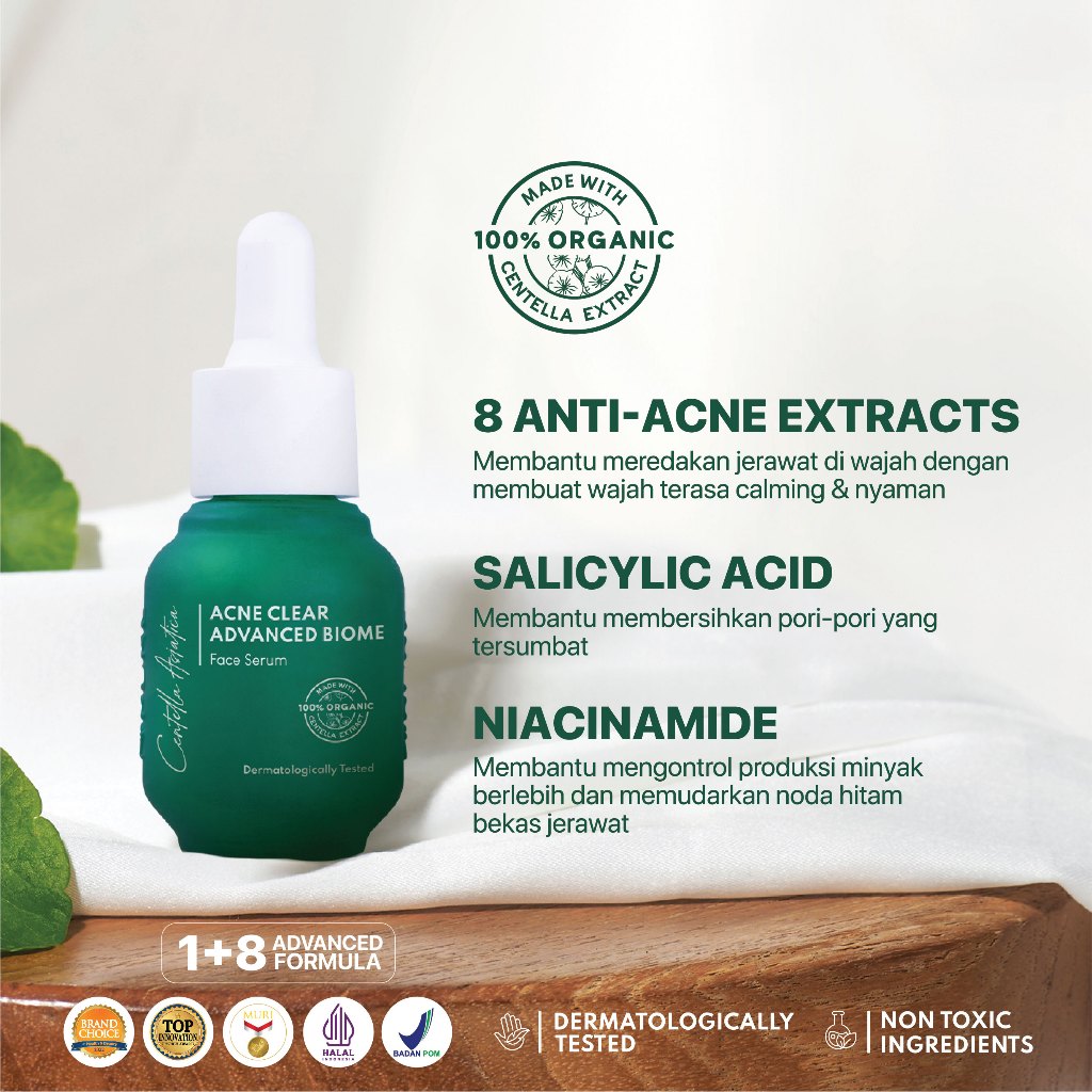 Penta Natural Kosmetindo N'PURE Cica Biome Acne Serum Essence