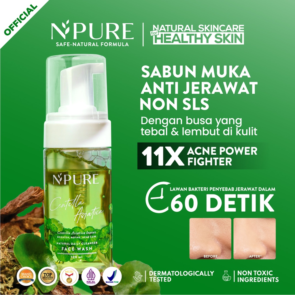 NPURE  Centella Asiatica Face Wash