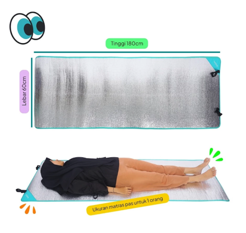 ELFS Active Matras Camping Aluminium Double Side 5