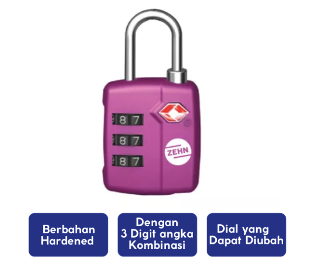 ZEHN TSA Combination Padlock 2