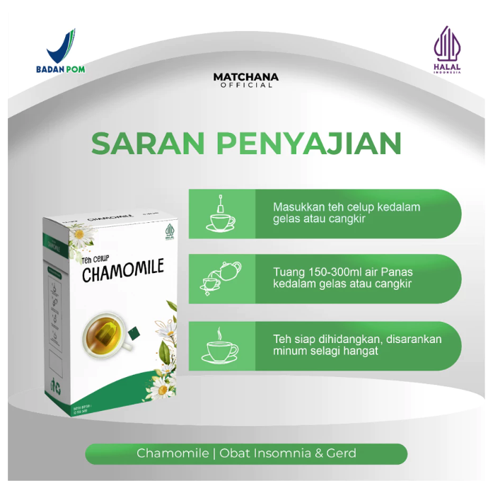 GTF Global Agro Matchana Teh Celup Chamomile 