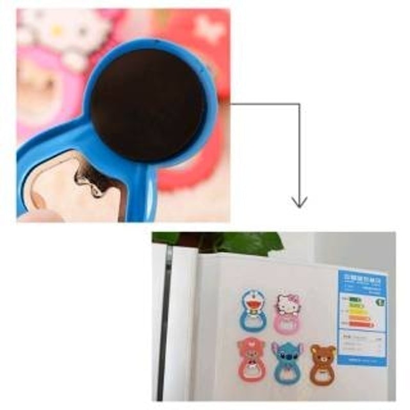 Pembuka Botol Aneka Karakter Silikon Plus Magnet 4