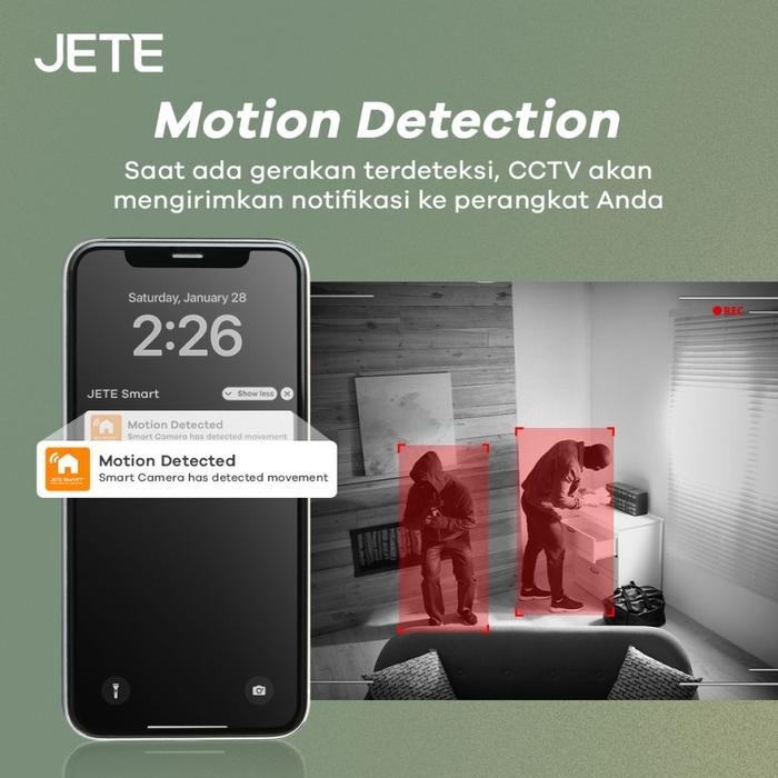 JETE Indonesia JETE CCTV Kamera  CT1 