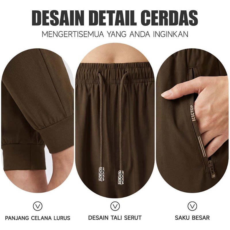 KKTOP Celana Jogger Sport Nylon Lycra 002 2