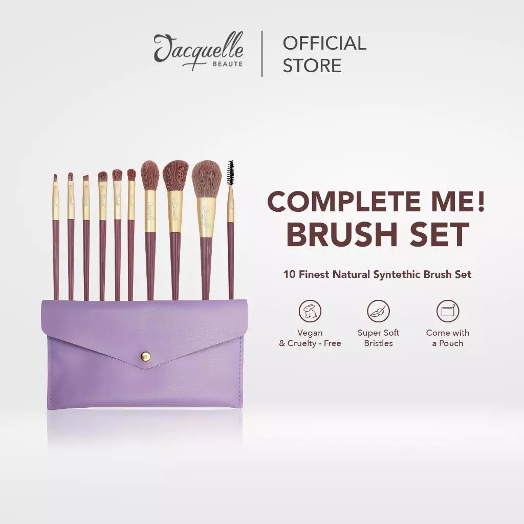 Jacquelle Beaute Jacquelle Complete Me! Brush Set Violet Purple