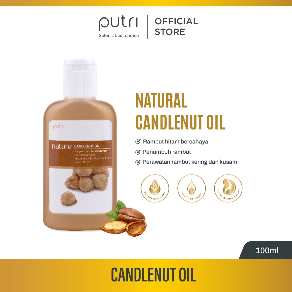 Paragon Technology and Innovation Putri Bundle Set Hair Tonic Ginseng & Candlenut Oil