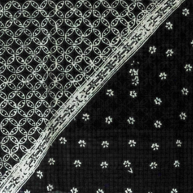 EB Batik Traditional Scarf Batik Sutra Motif Bunga P/s