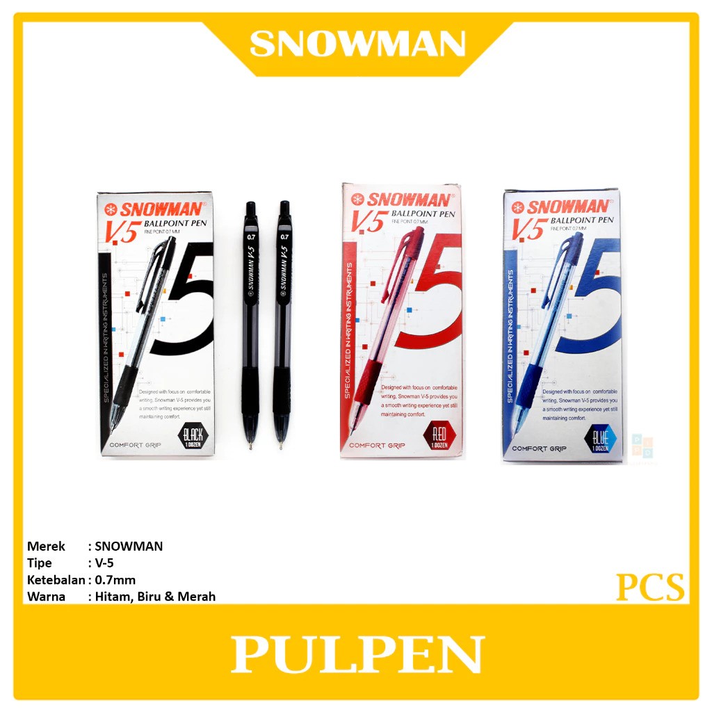 SNOWMAN® Fine Point 0.7 mm  V5 