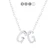 Nats Living Kalung Titanium Wanita Anti Karat 2 Huruf 1