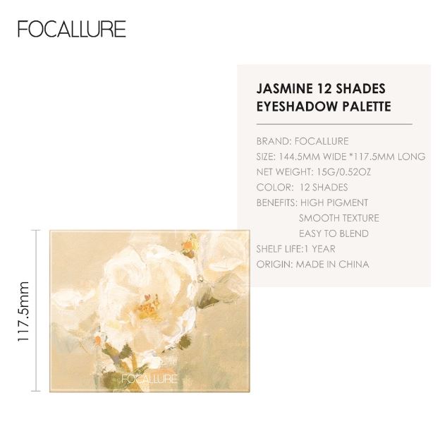 #RomanticBloom Jasmine Eyeshadow 12 Shades 4