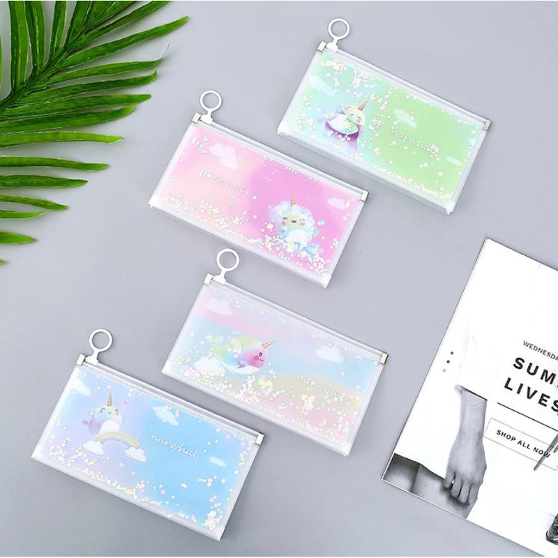 Kotak Pensil Motif Glitter 3