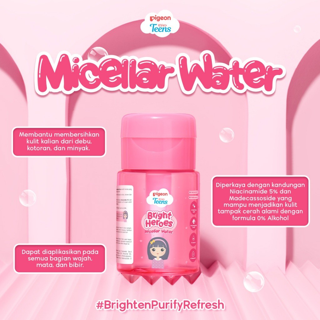 Pigeon Pigeon Teens Bright Heroes Micellar Water