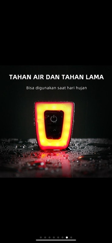 Rechargeable LED Bike Tail Lamp 4