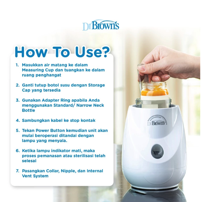 Handi-craft Company Dr. Brown's Insta-Feed Bottle Warmer & Sterilizer AC185