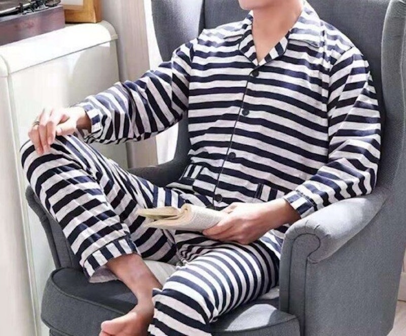 Velvet Avenue Baju Tidur Pria Lengan Panjang 2