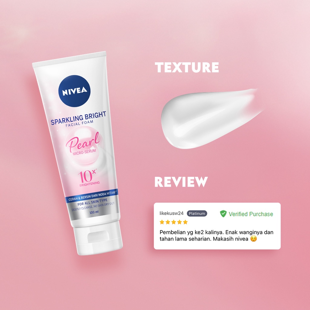 NIVEA Sparkling Bright Whitening Facial Foam