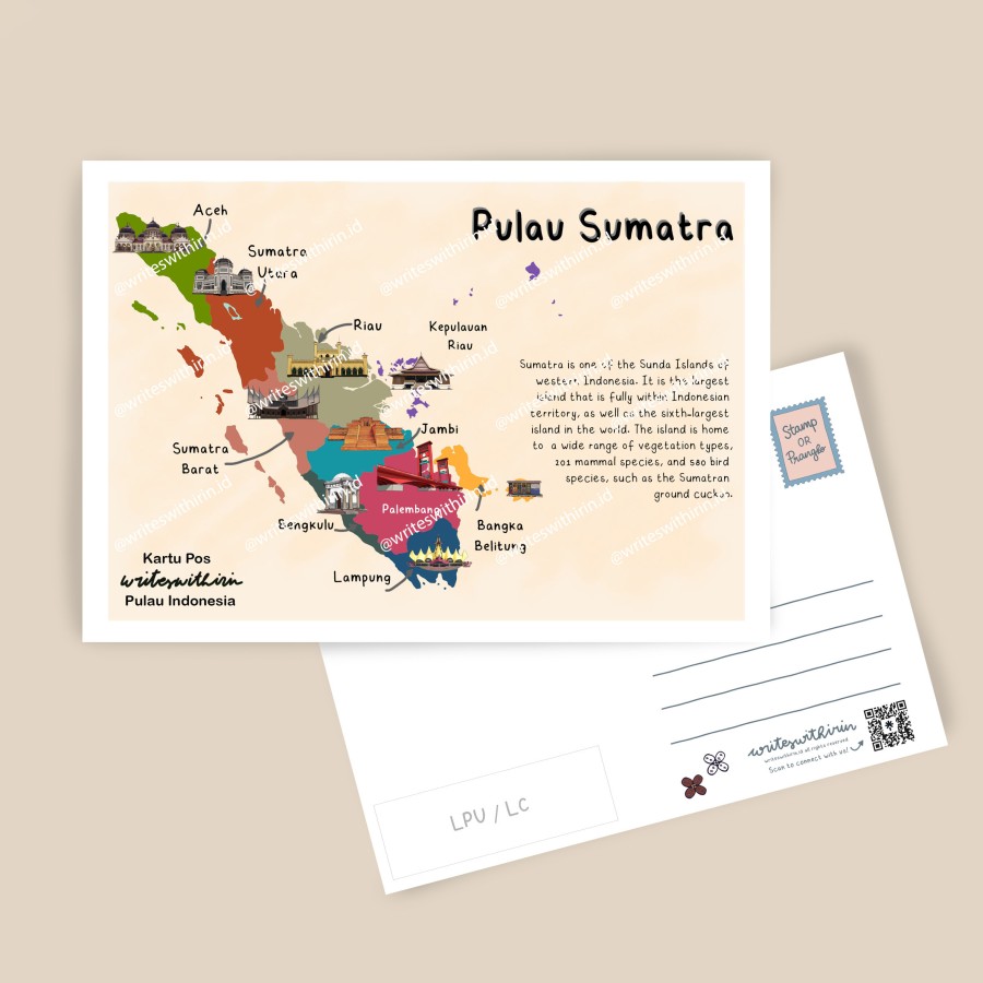 writeswithirin Kartu Pos Penpal Pulau Indonesia