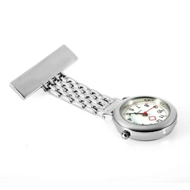 Jam Saku Perawat dan Tenaga Medis - Stainless Peniti