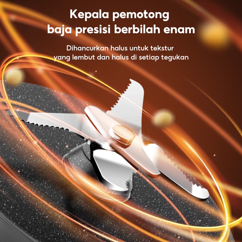 HK HAN RIVER Han River Blender Dual Cup 2.5L + 0.8L Multifungsi