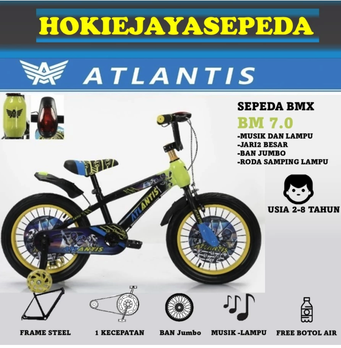 Jaya Langkah Global Atlantis Sepeda BMX   BM 7.0