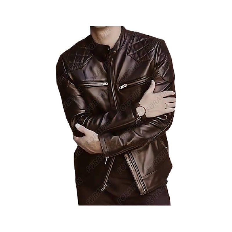 Foratjin Jaket Kulit Biker Exclusive Kings Edition 1
