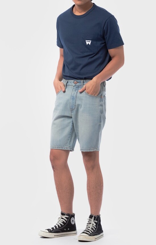 Kontoor Brands Wrangler Short Pants Regular Light Blue  SRTTX 01A24