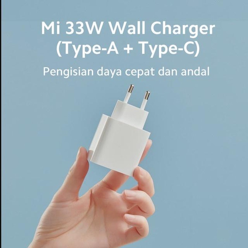 33W Wall Charger Type-A + Type-C 2
