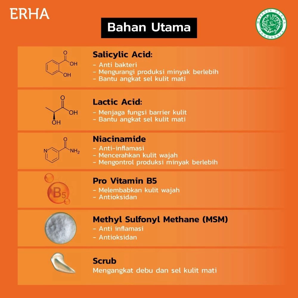 ERHA Clinic Indonesia ERHA Exfoliating Cleansing Scrub